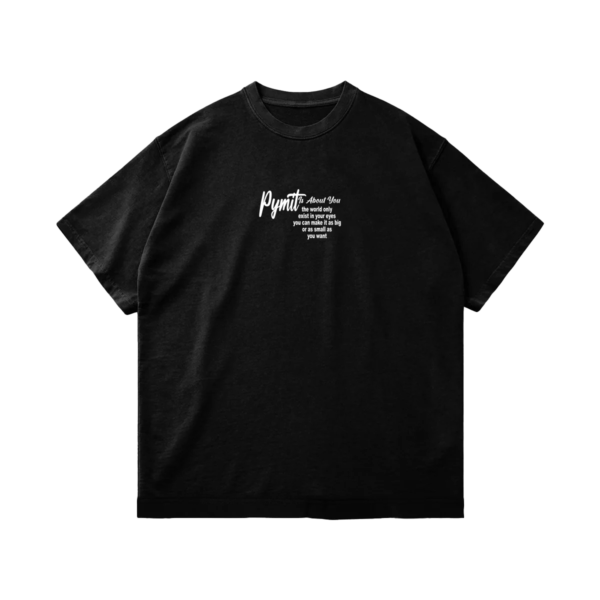 PYMIT-NEW WORLD T-SHIRT - BLACK - Image 2
