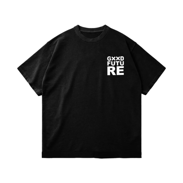 G O O D F U T U R E  T-SHIRT  -  BLACK - Image 2