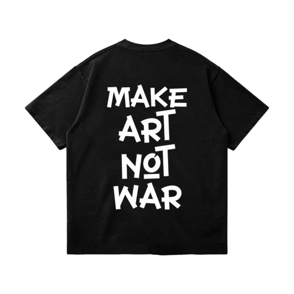 MAKE ART T-SHIRT  -  BLACK - Image 2